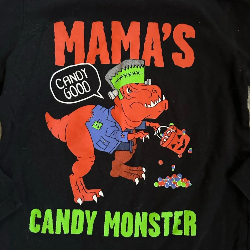 The Children's Place Black Halloween Tee